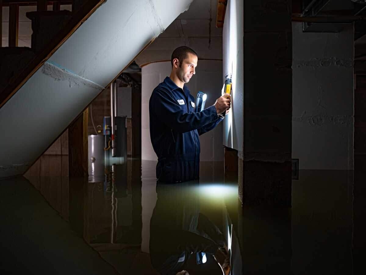 Below-grade water damage assessment in the Austin metro