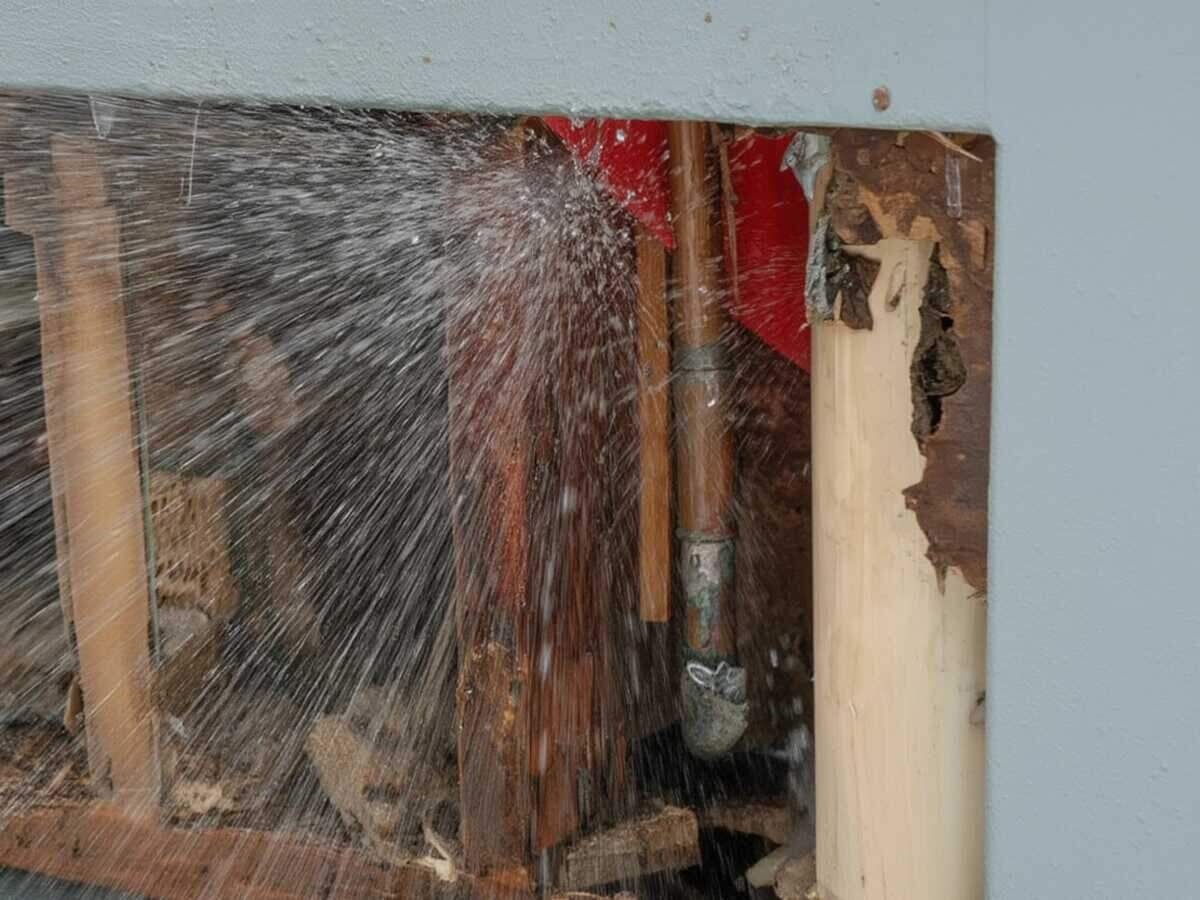 Burst pipe cleanup in Bee Cave, TX
